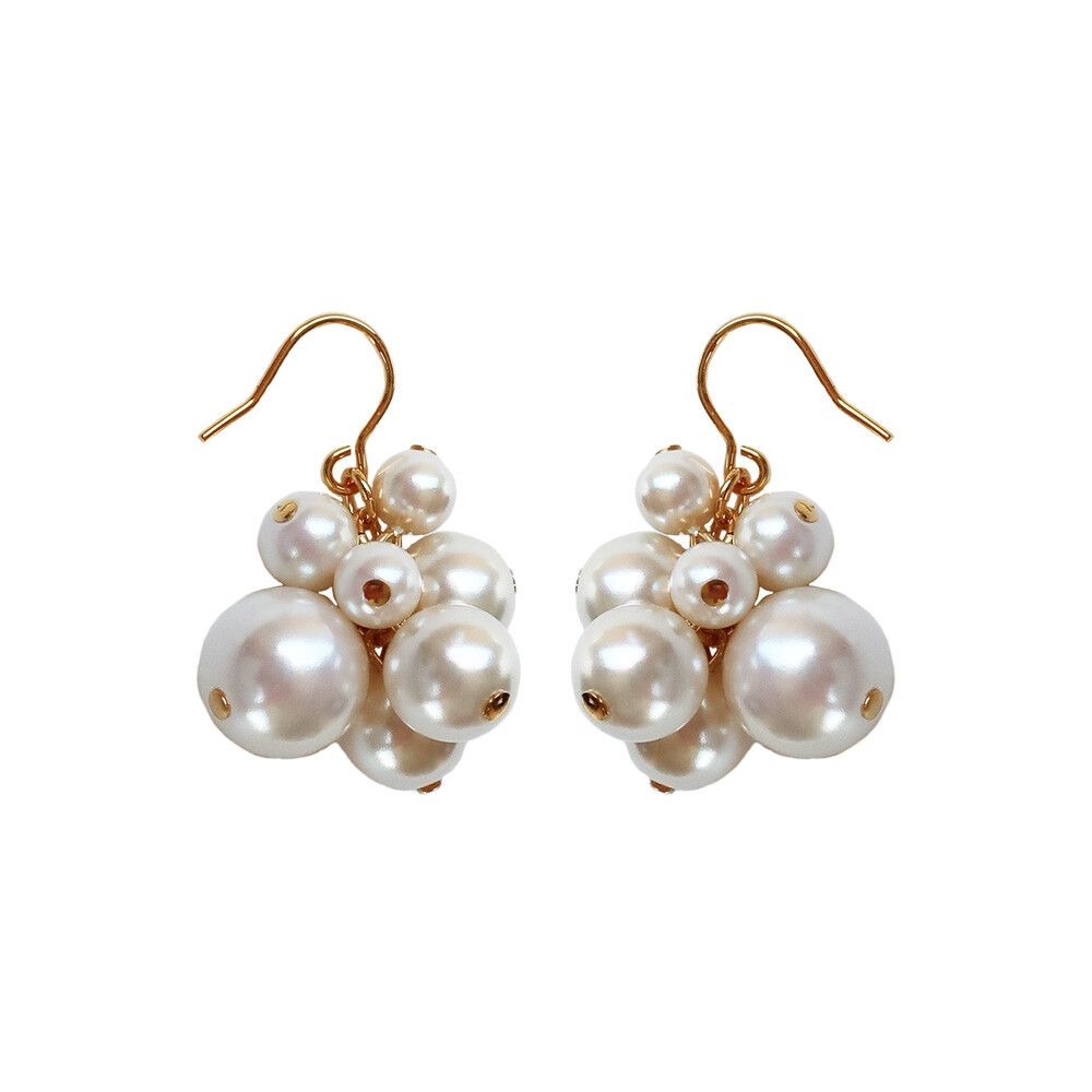 『VITA』【日製飾品｜18K金不規則垂墜泡泡耳環】-細節圖4