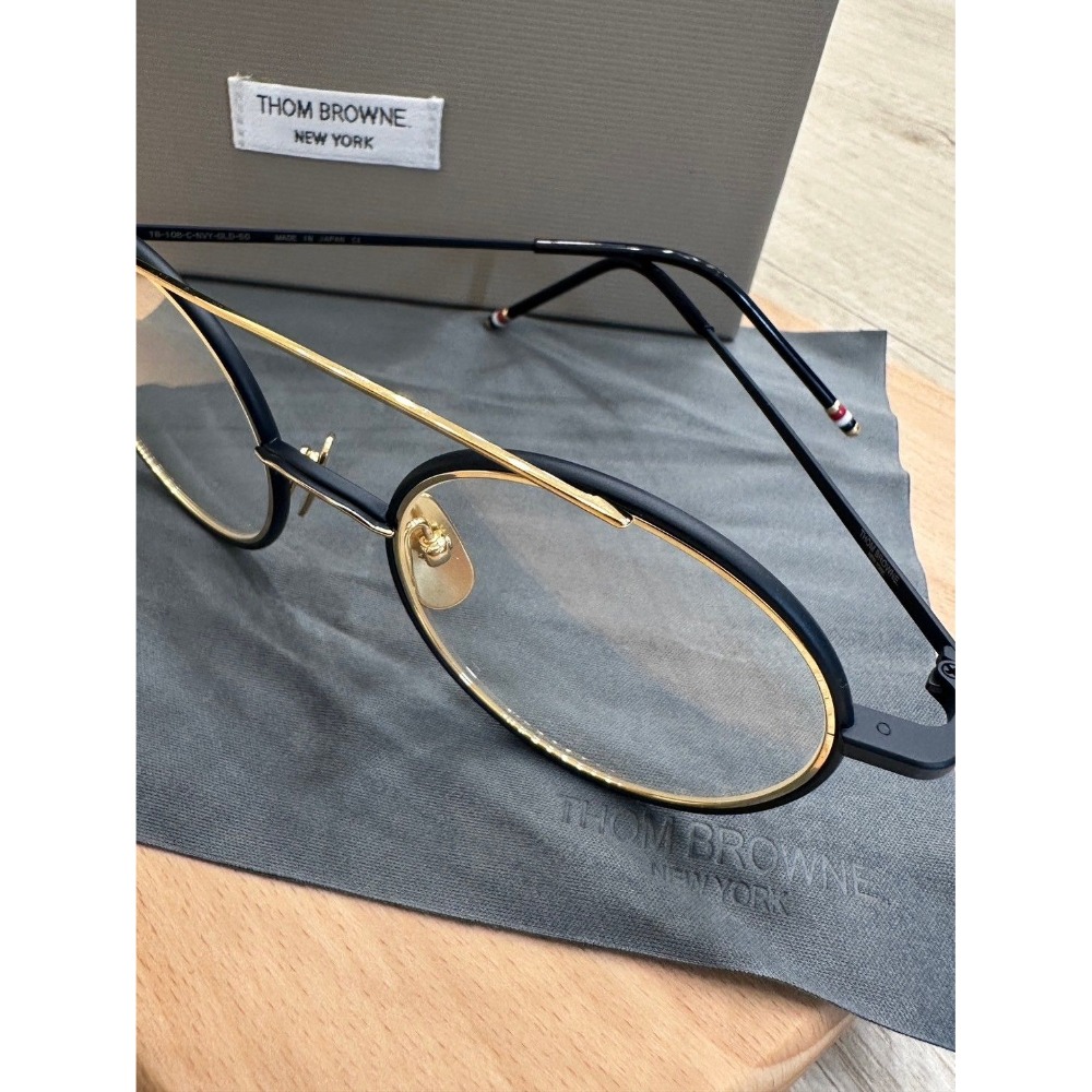 『VITA』【日製品牌眼鏡｜ThomBrowne復古霧黑邊眼鏡】-細節圖2