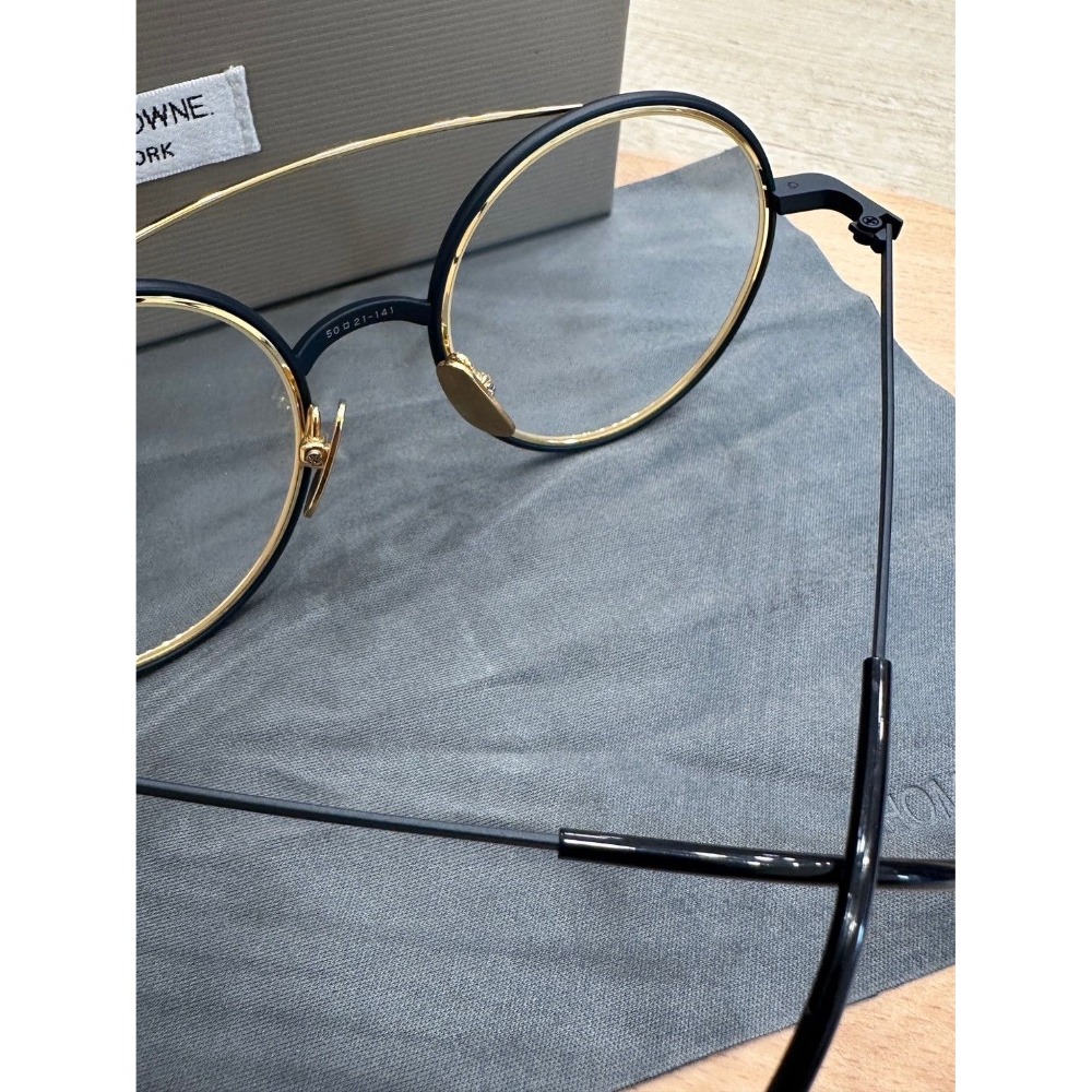 『VITA』【日製品牌眼鏡｜ThomBrowne復古霧黑邊眼鏡】-細節圖3