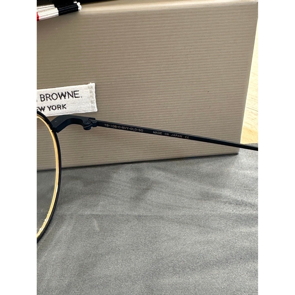 『VITA』【日製品牌眼鏡｜ThomBrowne復古霧黑邊眼鏡】-細節圖4