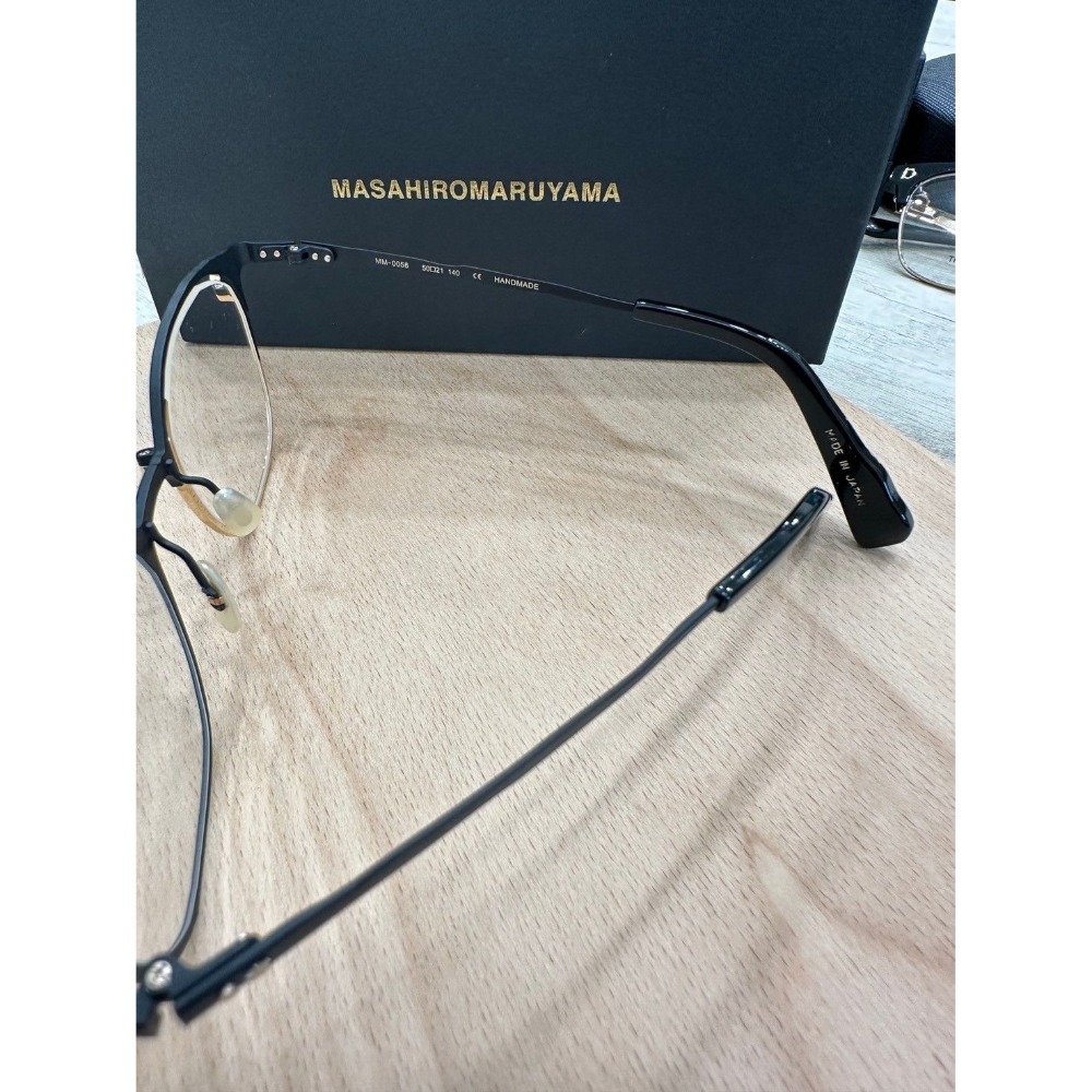 『VITA』【日製品牌眼鏡｜丸山正宏 MASAHIROMARUYAMA 不對稱設計眼鏡】-細節圖3