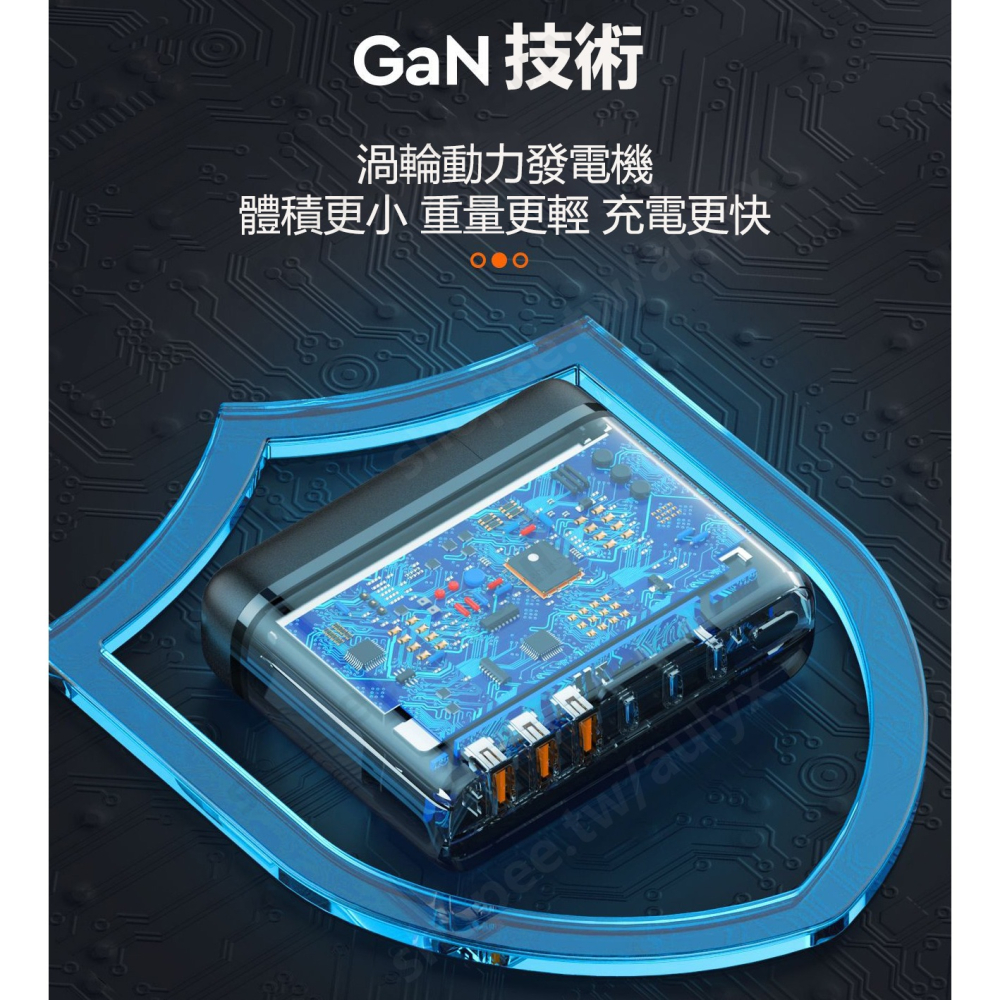 LDNIO 氮化鎵 快充 140W PD 充電器 TYPE C 旅行組充電器 手機平板筆電PD+QC充電GaN-細節圖6