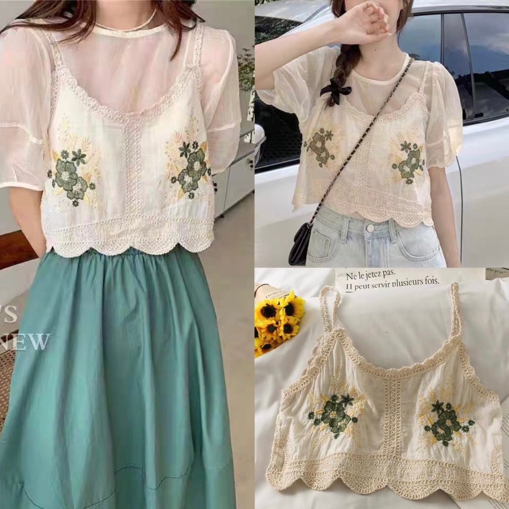 英格蘭刺繡超文青的日系針織🧶背心 復古簡單利落針織馬甲 無袖外穿設計風格馬夾 原創設計小眾針織氣質背 上班族最愛質感穿搭-細節圖6