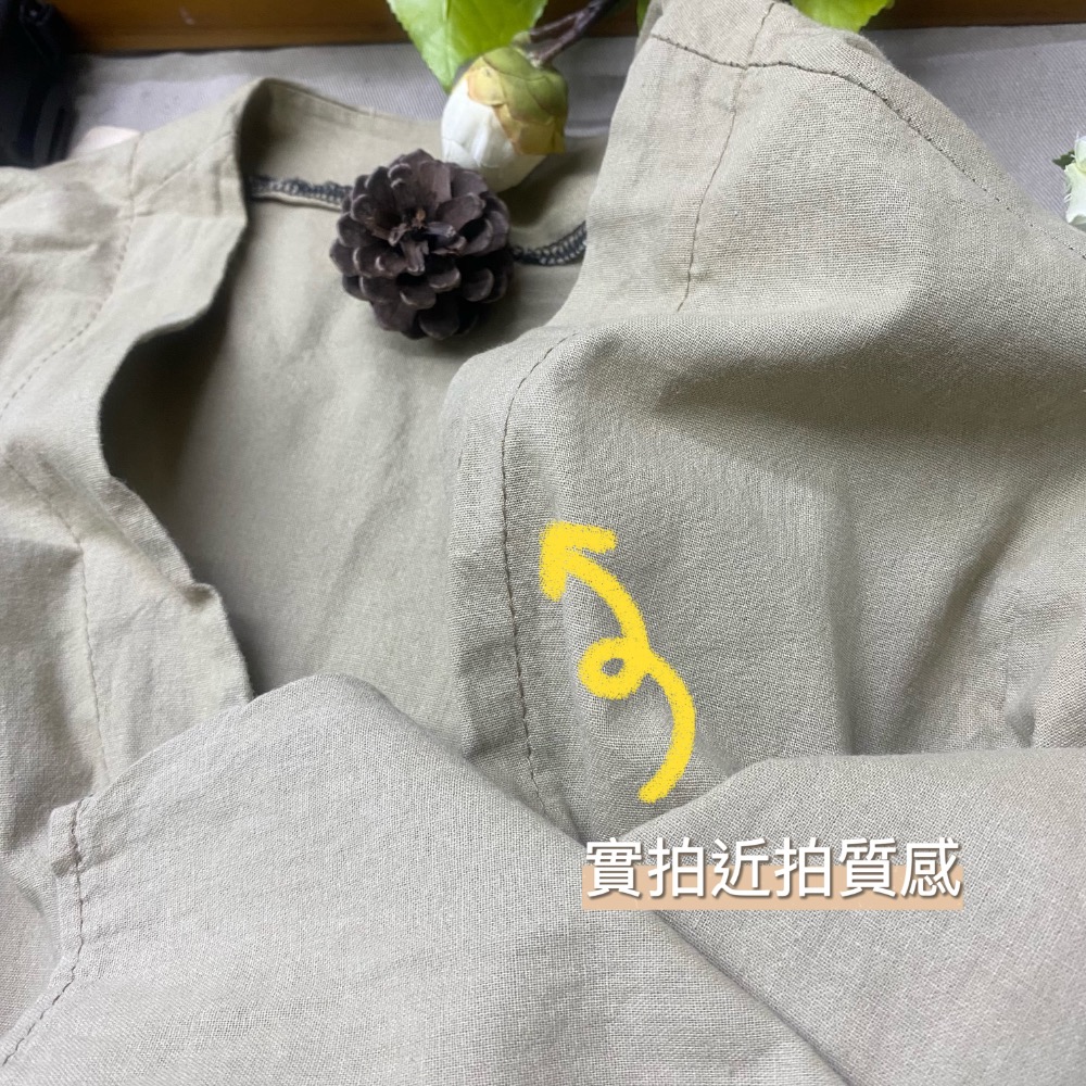 ￼（時尚單品上裝）🪴韓版寬鬆棉麻開衫長款過膝很仙的外套🪴 時尚遮陽防曬長版顯瘦長外套 衣櫥必備單品長版顯仙女漂漂氣質外套-細節圖2