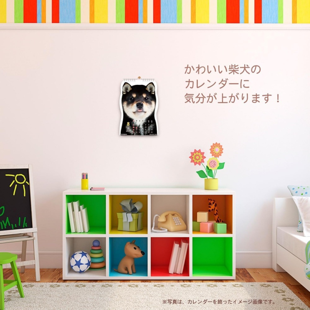 《現貨》萌萌柴犬大集合 2025 壁掛型 日曆 月曆～日本製～心心小舖-細節圖4