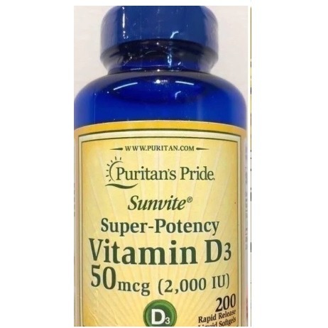 《現貨》美國 Puritan 普瑞登 維他命 D3 維生素Vitamin D3-細節圖2