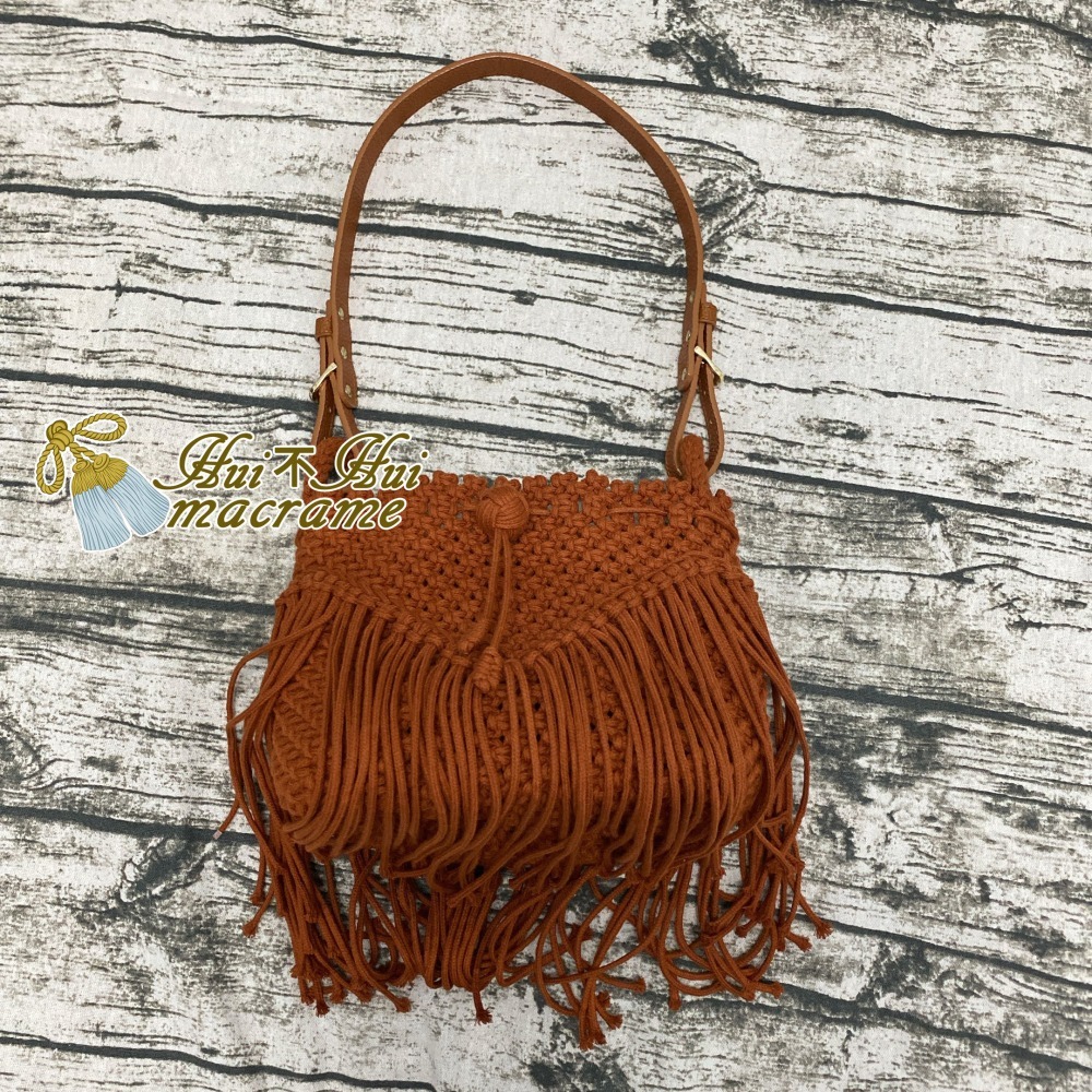 流蘇手工編織包-細節圖6