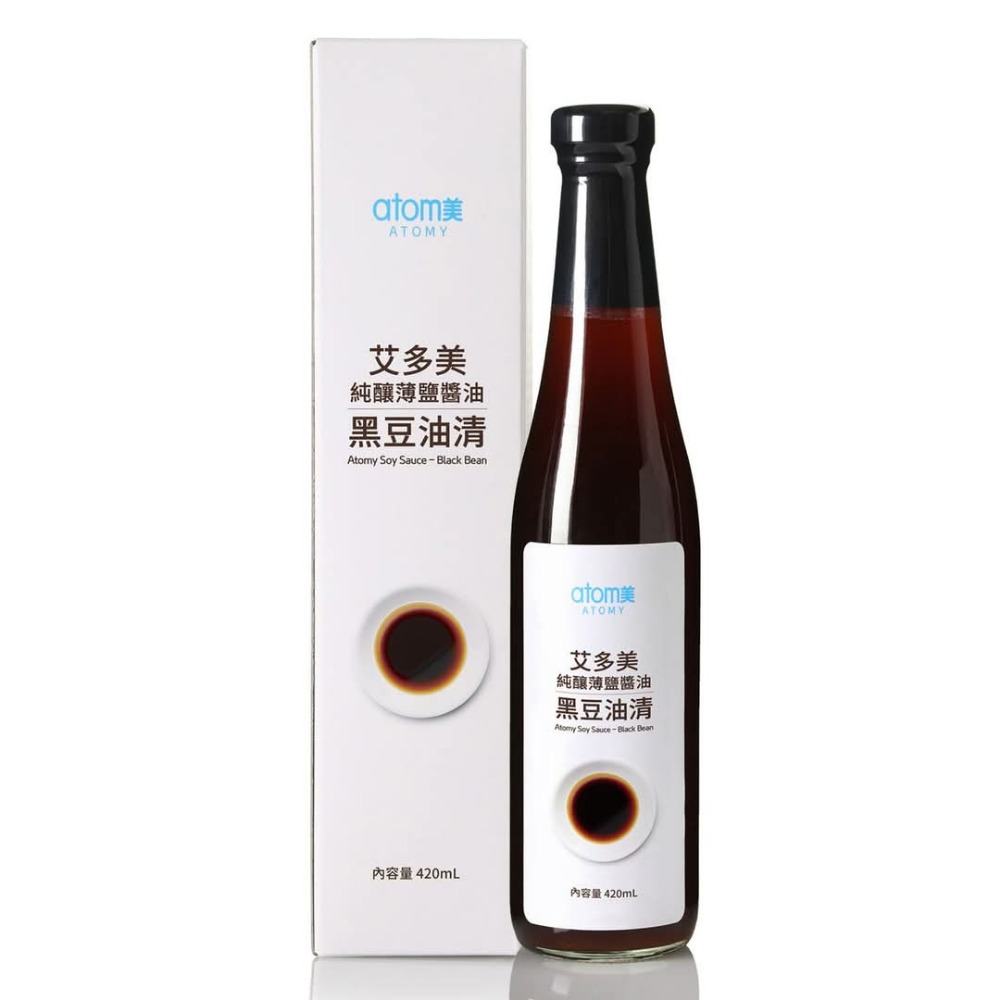 艾多美 純釀薄鹽醬油-黑豆油清-細節圖2