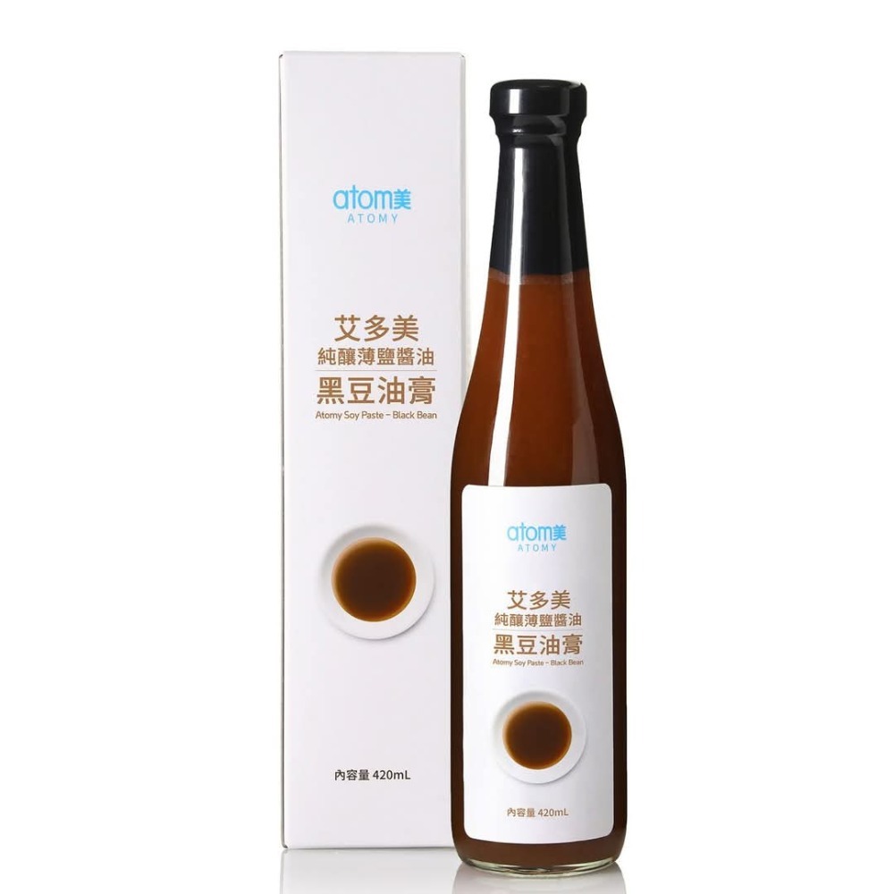 艾多美 純釀薄鹽醬油-黑豆油膏-細節圖2