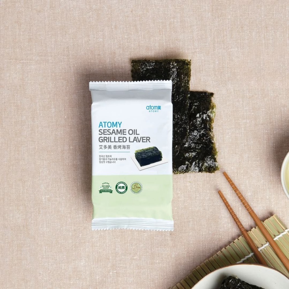 艾多美 香烤海苔(小片裝)1箱(1箱4盒)-細節圖2