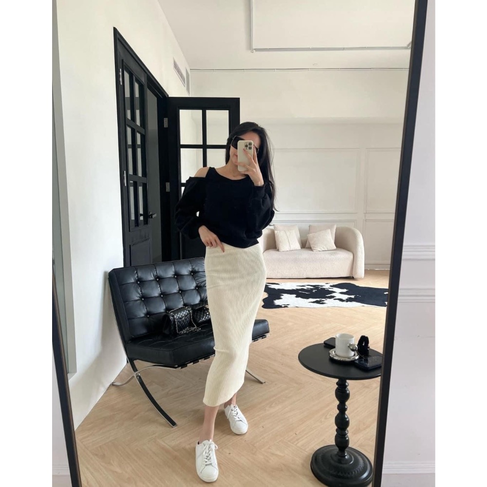 Cozy . 正韓🇰🇷🇰🇷燈芯絨長裙-細節圖2