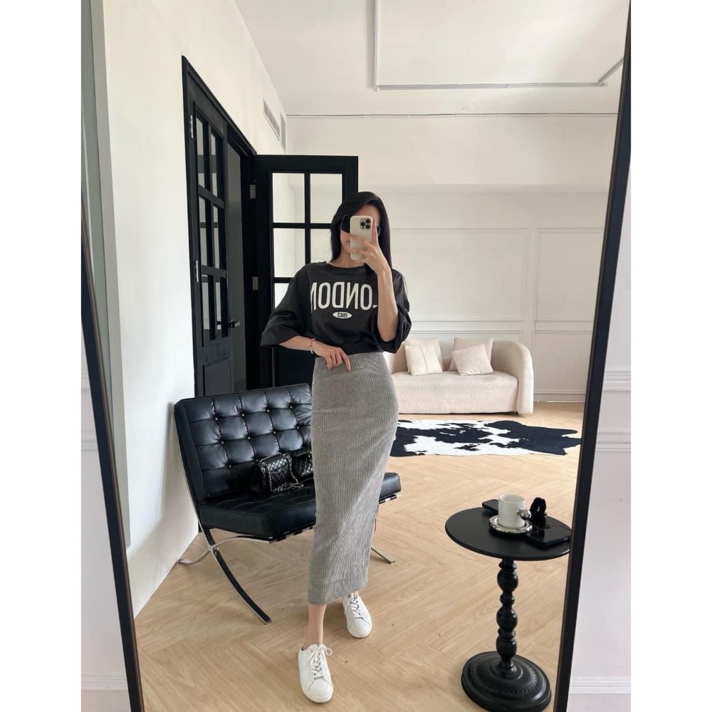 Cozy . 正韓🇰🇷🇰🇷燈芯絨長裙-細節圖3