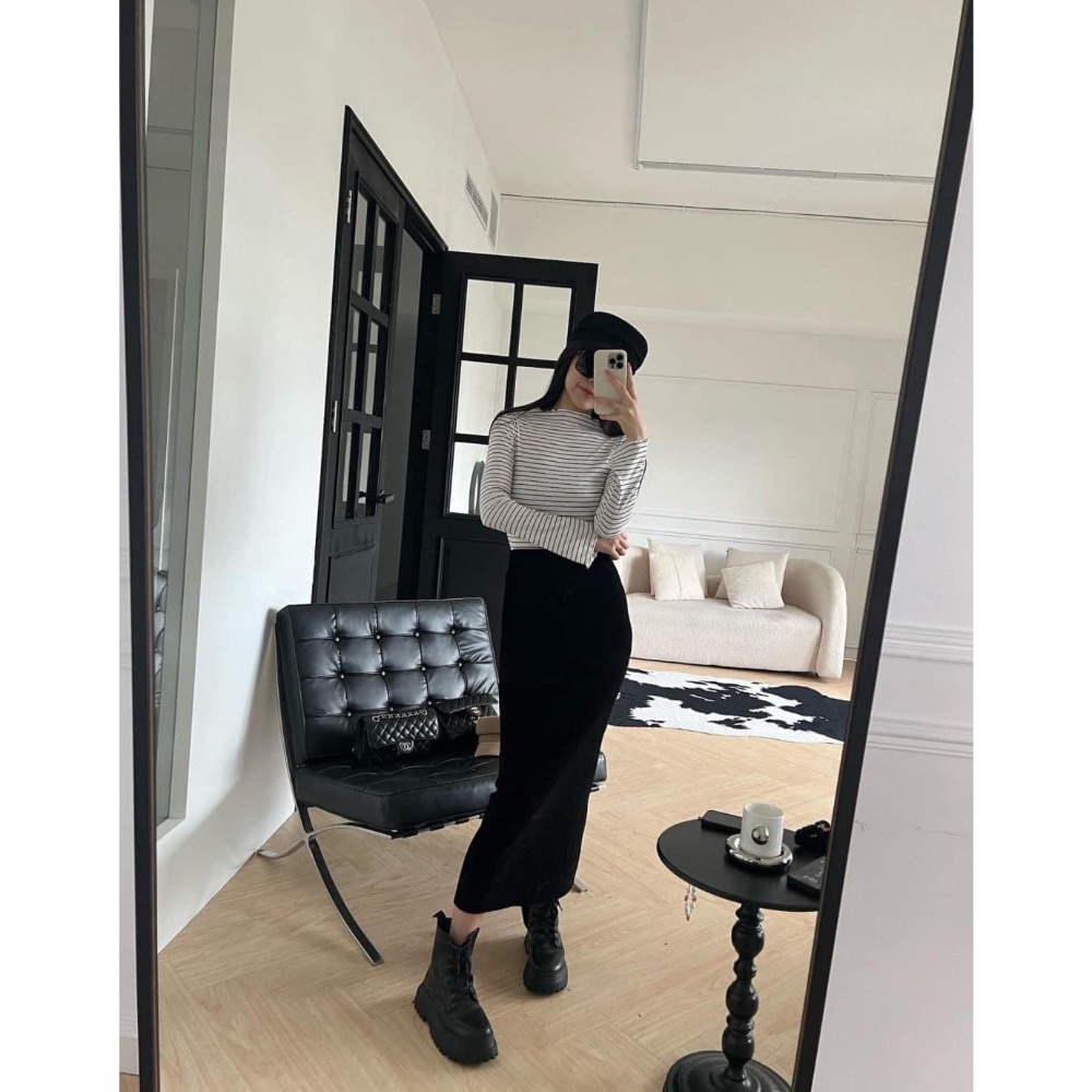 Cozy . 正韓🇰🇷🇰🇷燈芯絨長裙-細節圖7