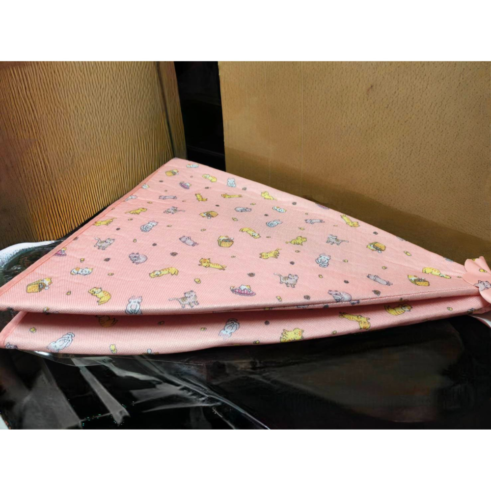 福利品-家用可折疊加厚餐桌罩廚房防蒼蠅食物罩桌蓋冬季保溫飯菜罩（財神貓）-細節圖5