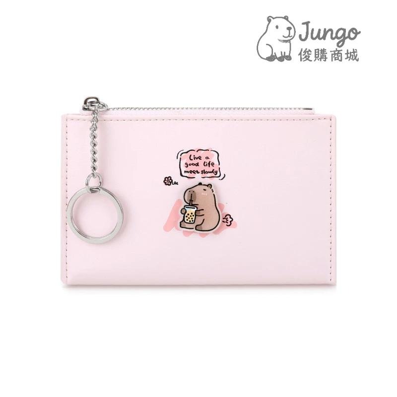 【俊購商城】卡皮巴拉新款可愛卡包 零錢包 卡通動漫水豚 迷你便攜零錢包 PU卡套 拉鍊零錢包-細節圖5