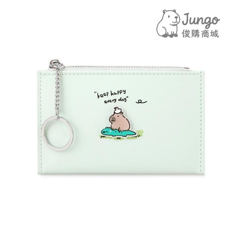 【俊購商城】卡皮巴拉新款可愛卡包 零錢包 卡通動漫水豚 迷你便攜零錢包 PU卡套 拉鍊零錢包-細節圖6