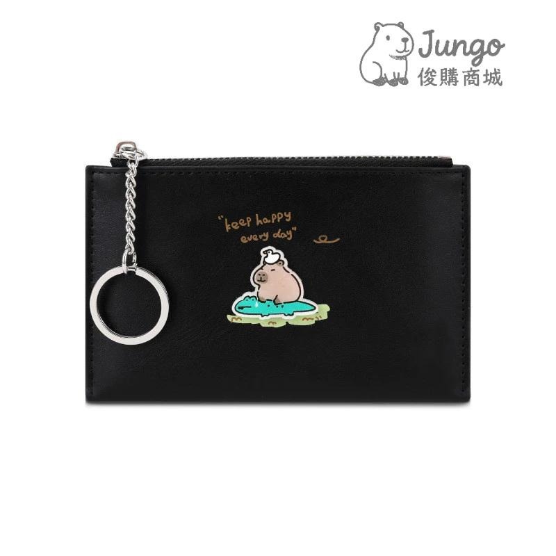 【俊購商城】卡皮巴拉新款可愛卡包 零錢包 卡通動漫水豚 迷你便攜零錢包 PU卡套 拉鍊零錢包-細節圖7