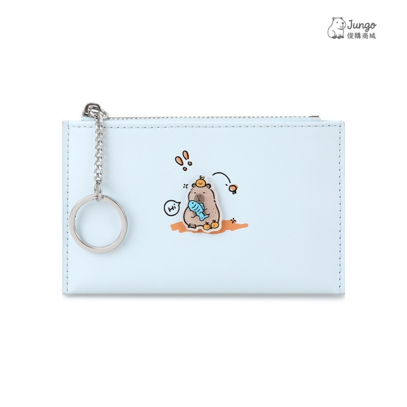【俊購商城】卡皮巴拉新款可愛卡包 零錢包 卡通動漫水豚 迷你便攜零錢包 PU卡套 拉鍊零錢包-規格圖8