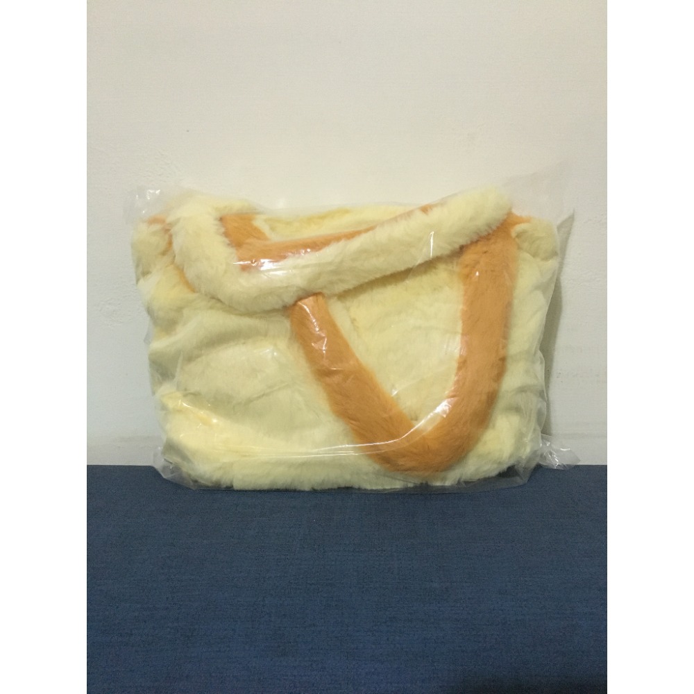 《全新未拆》迪士尼 玩具總動員 三眼怪 小熊維尼 跳跳虎 絨毛單面 隨身包 小提袋 手拿包 托特包 手提包-細節圖4