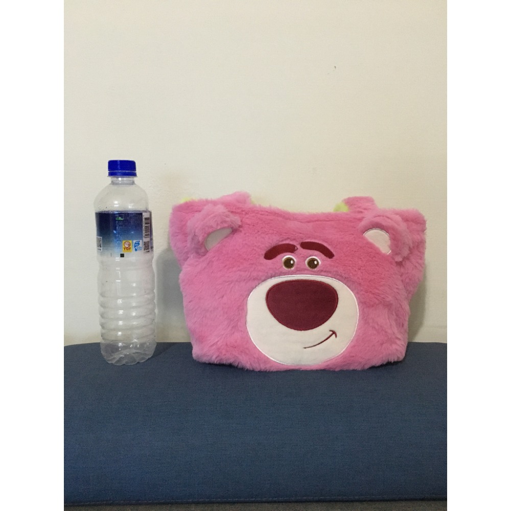 《全新未拆》迪士尼 玩具總動員 三眼怪 小熊維尼 跳跳虎 絨毛單面 隨身包 小提袋 手拿包 托特包 手提包-細節圖7