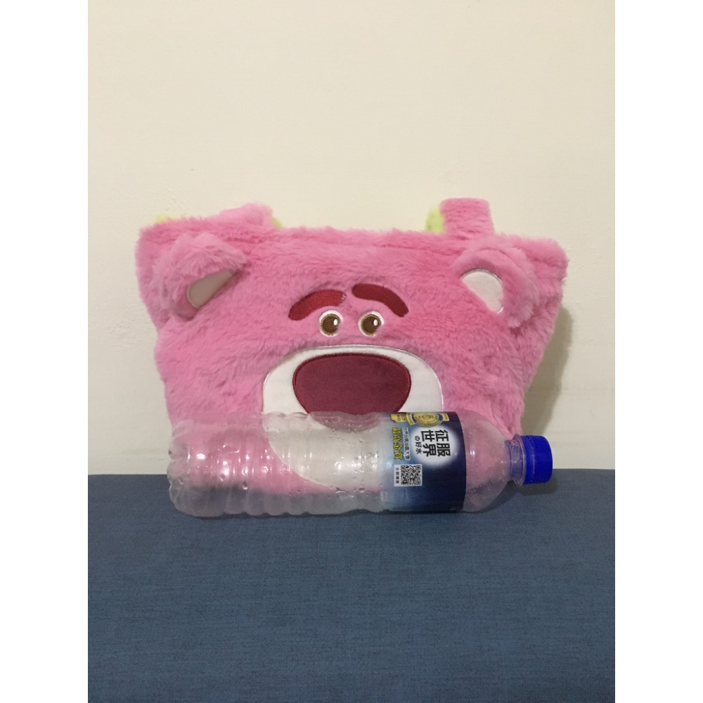 《全新未拆》迪士尼 玩具總動員 三眼怪 小熊維尼 跳跳虎 絨毛單面 隨身包 小提袋 手拿包 托特包 手提包-細節圖8