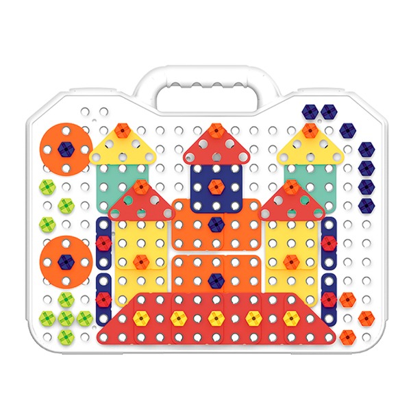 Okids博士積木 立體組裝工程師295pcs~電動擬真工具 樂趣up! 小牛津-細節圖3