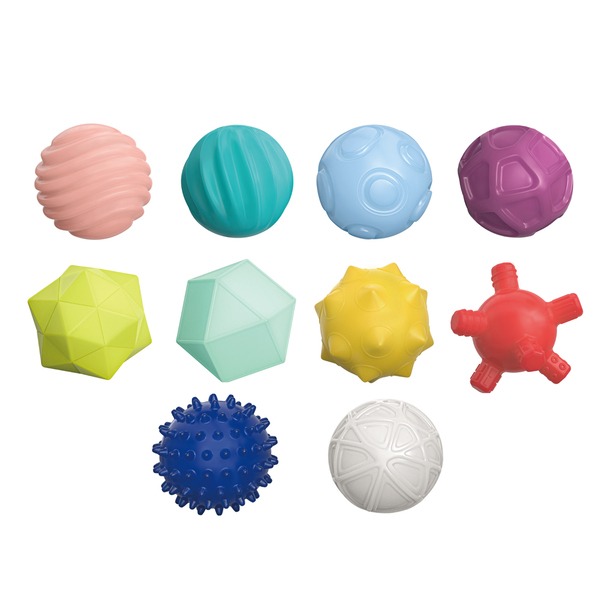 【Okids博士積木】感覺統合觸覺球-10入 小牛津合作玩具品牌-細節圖2