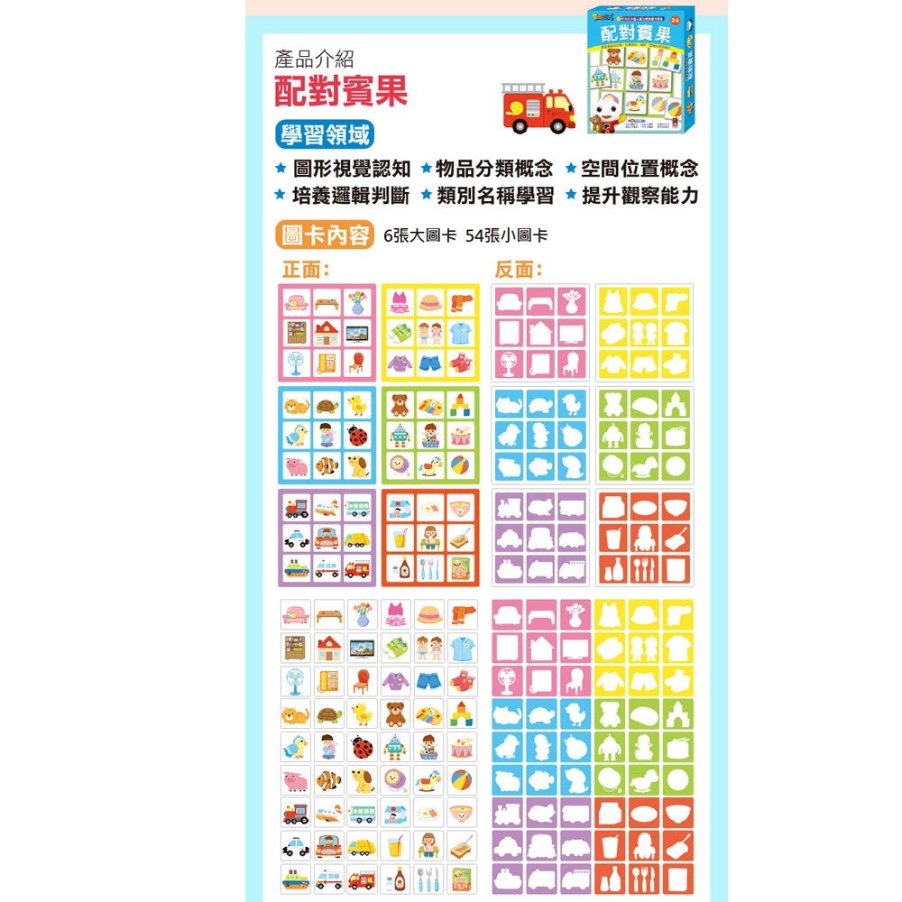 FOOD超人腦力開發圖卡教具組 配對賓果 關係配對 觀察配對 順序圖卡-細節圖3