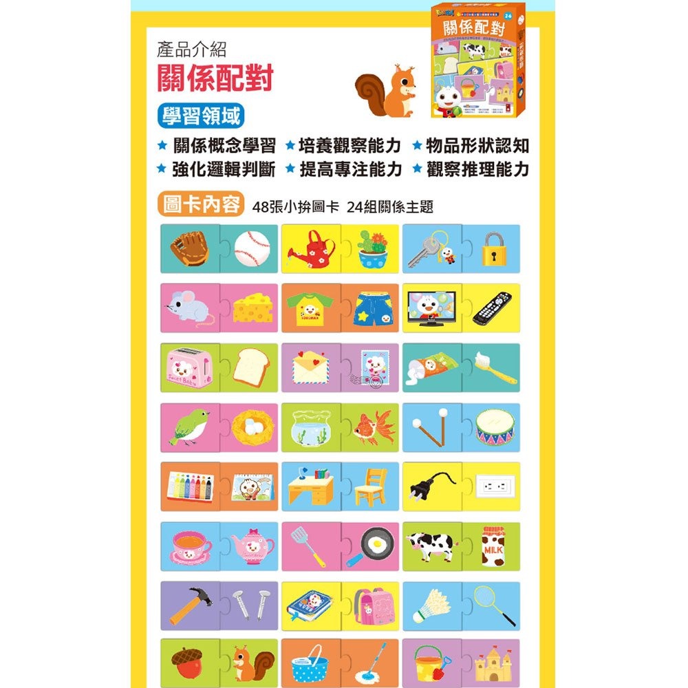 FOOD超人腦力開發圖卡教具組 配對賓果 關係配對 觀察配對 順序圖卡-細節圖4