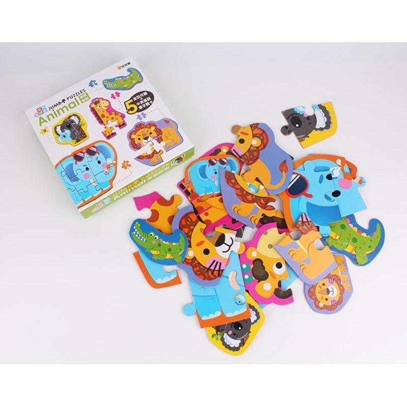 球球館-草原動物-幼兒大拼圖-細節圖3