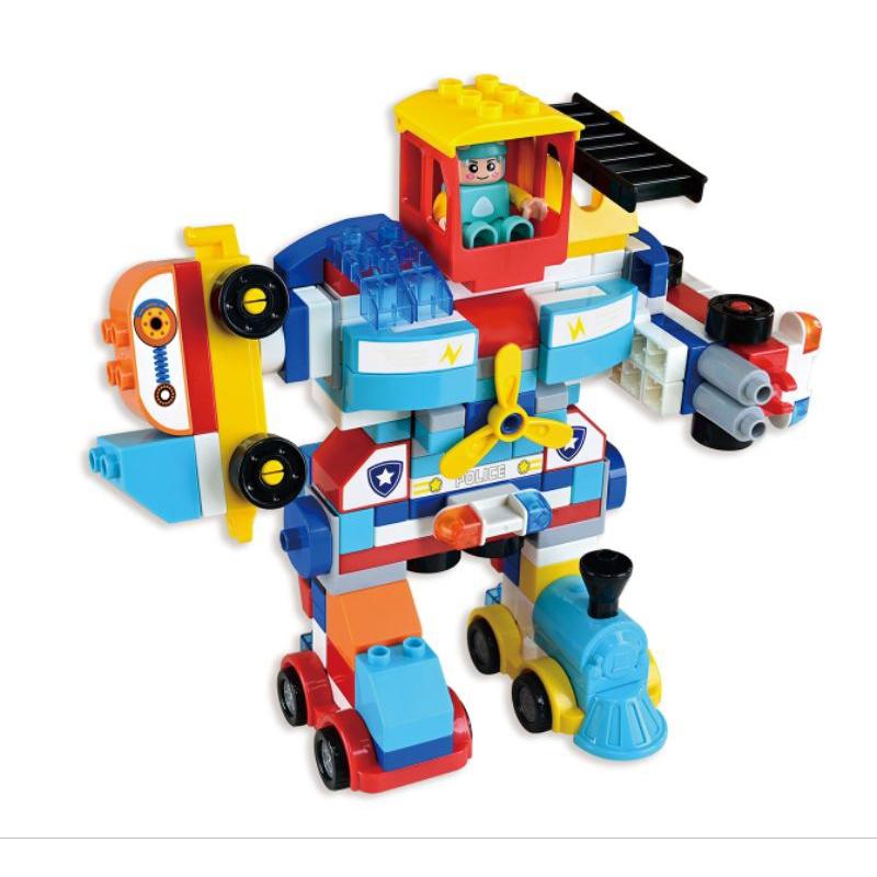 積木 風車 超級汽車合體機器人 Food超人-細節圖2