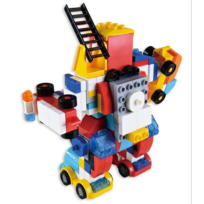 積木 風車 超級汽車合體機器人 Food超人-細節圖3