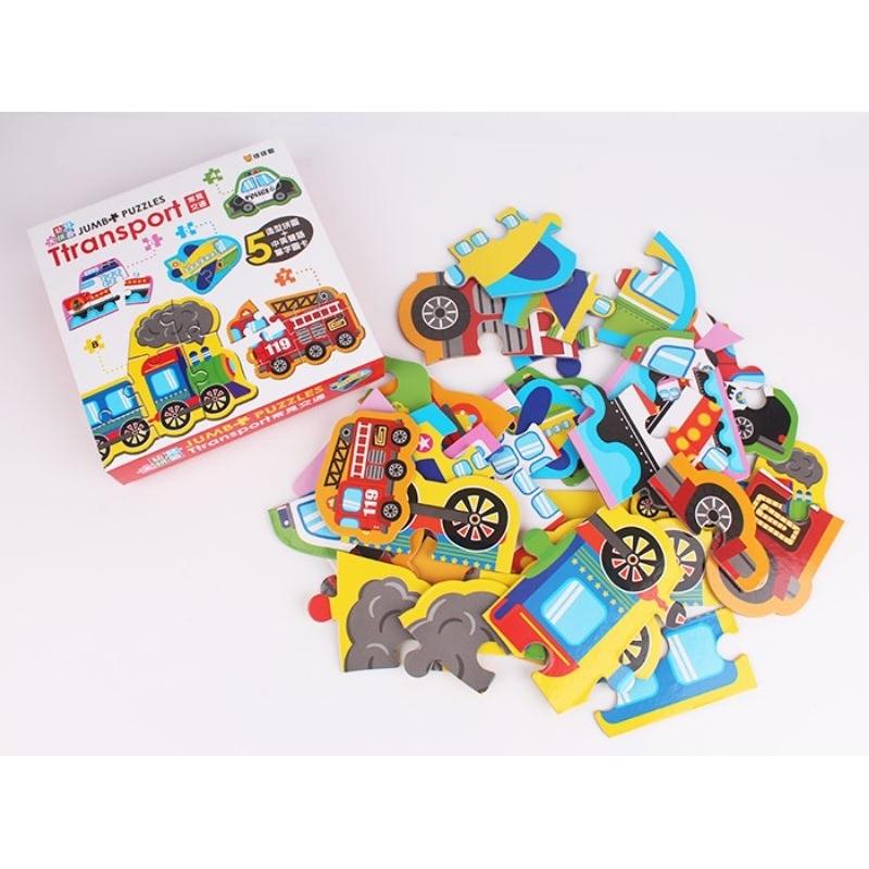 球球館-常見交通-幼兒大拼圖-細節圖3