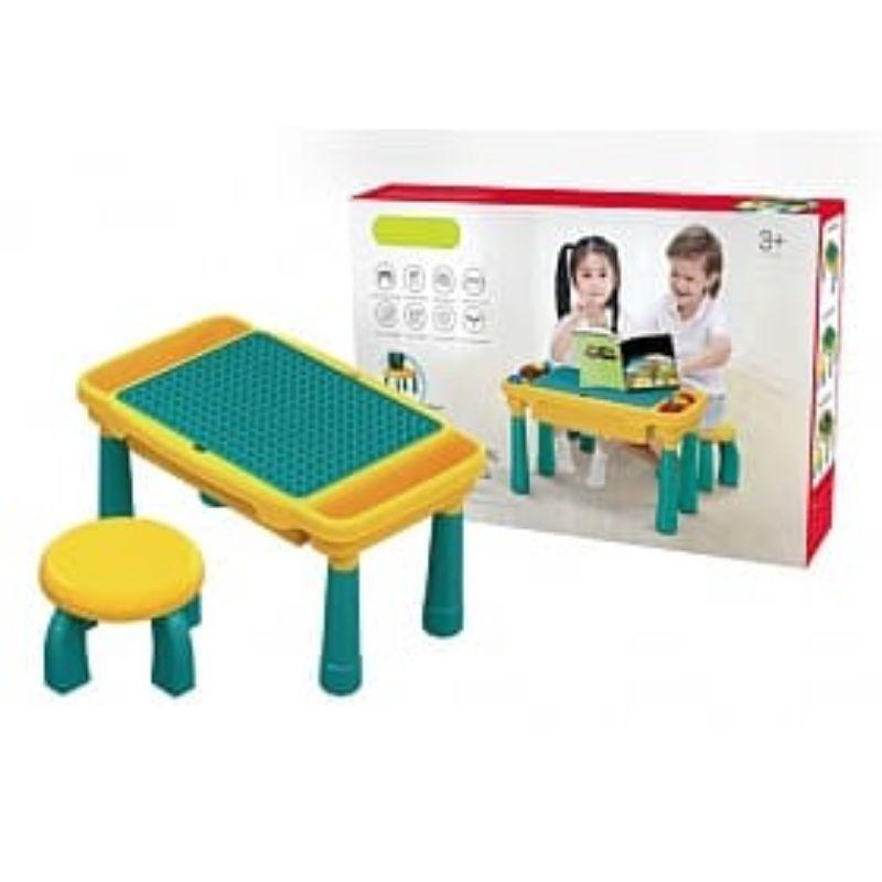 小麥克軌道積木桌椅組宅配免運-細節圖3