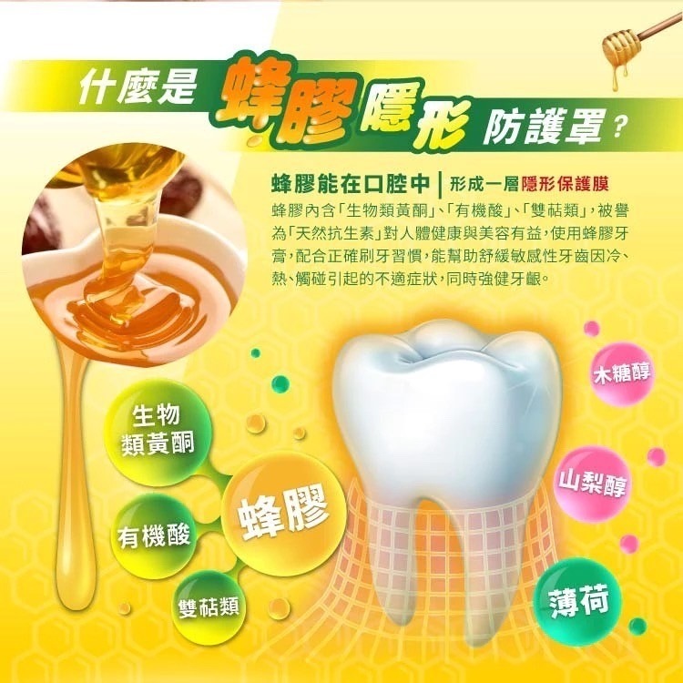 【T.KI】蜂膠牙膏144g （送小條牙膏20g*1）-細節圖3