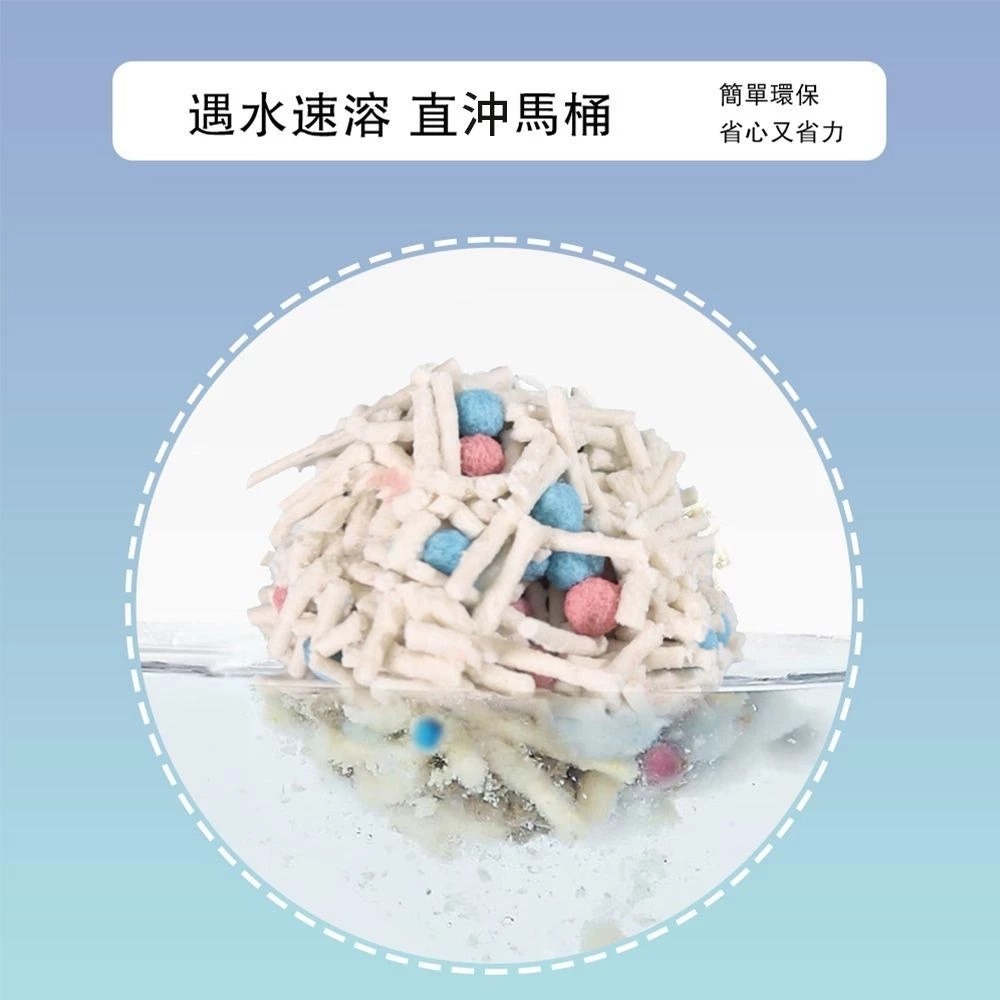 【AOYI奧藝】高分子混合豆腐貓砂（白月光系列）1.5mm極細豆腐砂｜強效凝結｜活性碳除臭｜可沖馬桶-細節圖7