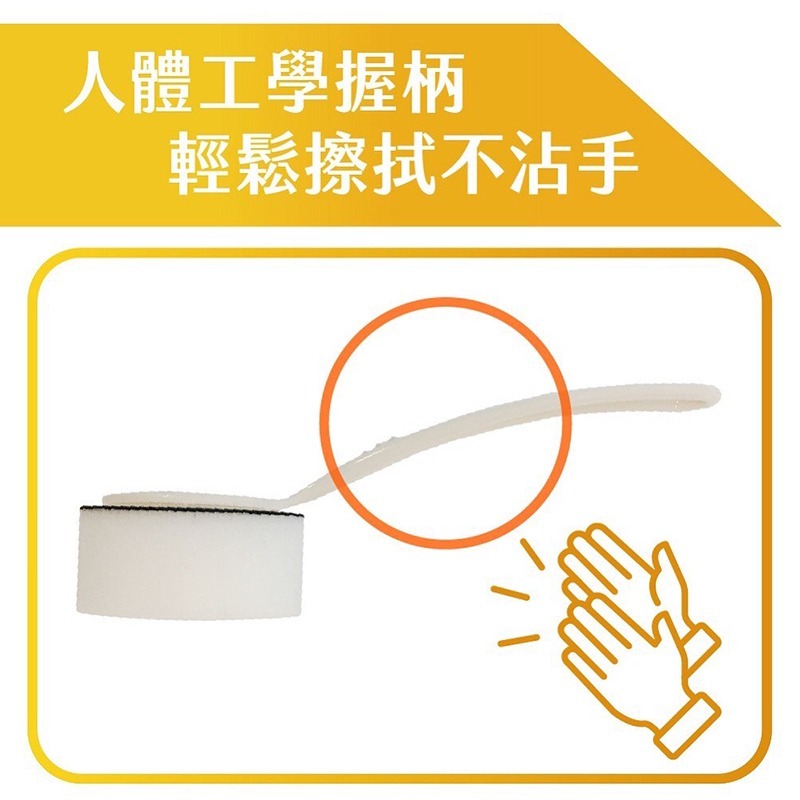 【台灣製造】科技棉去污刷 ｜3個替換頭｜科技海綿｜強力去汙-細節圖5