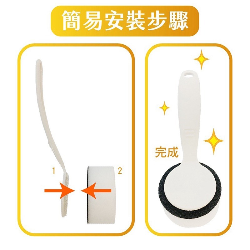 【台灣製造】科技棉去污刷 ｜3個替換頭｜科技海綿｜強力去汙-細節圖7