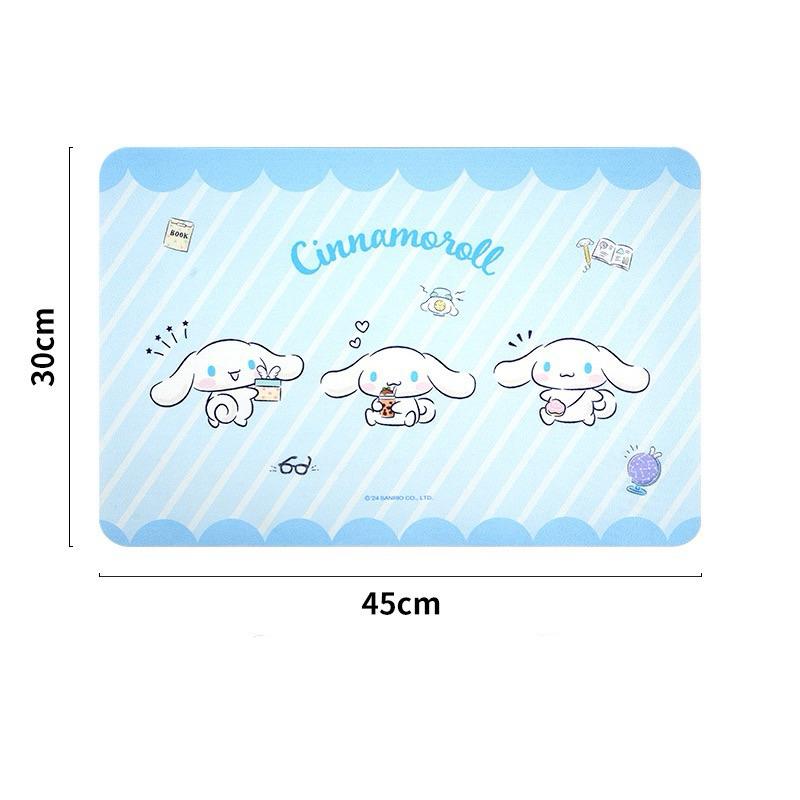 【台灣現貨🎁J&E比選物店】正版 三麗鷗 萬用墊 餐墊 桌墊 滑鼠墊 裝飾墊 隔熱墊 寵物墊 矽膠 吸水 防燙-細節圖2