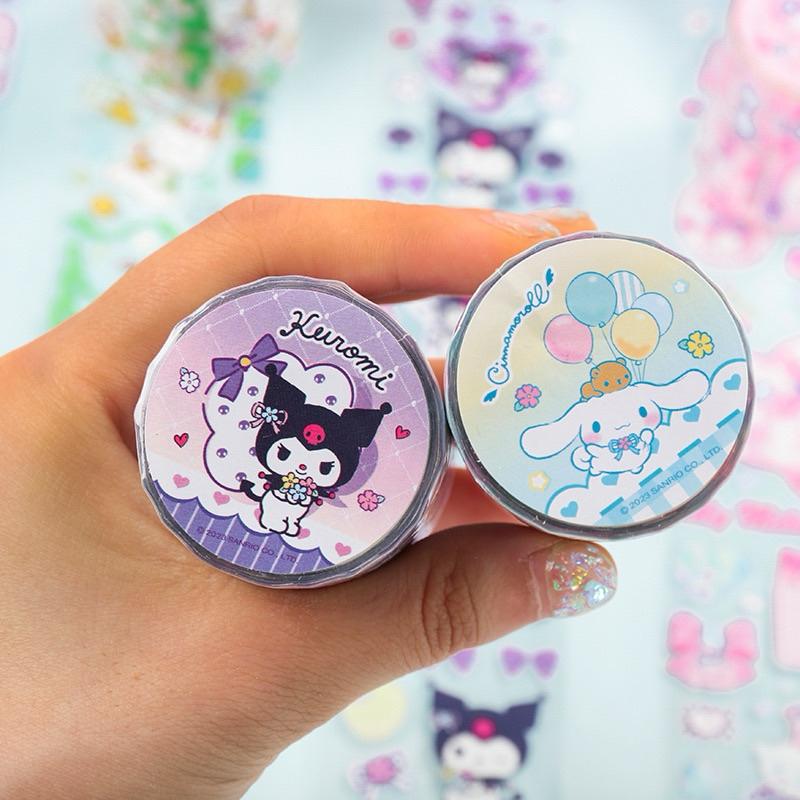 【台灣現貨🎁J&E比選物店】正版 三麗鷗 PET材質 膠帶 花花萬物 自行裁切 庫洛米 大耳狗 帕恰狗 美樂蒂-細節圖5