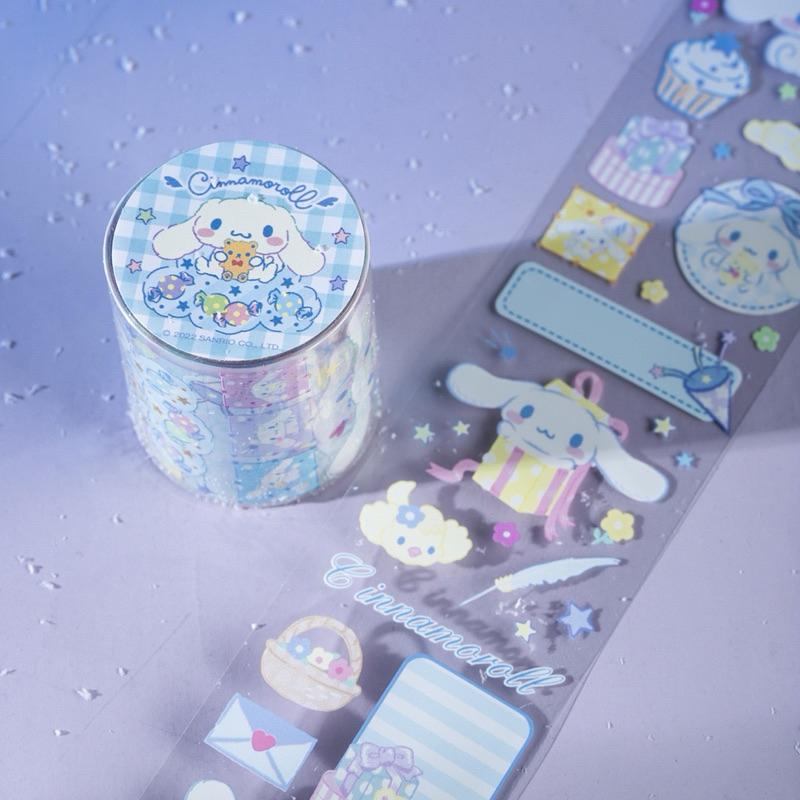 【台灣現貨🎁J&E比選物店】正版 三麗鷗 150cm 膠帶 美好時光 自行裁切 庫洛米 大耳狗 美樂蒂 裝飾貼紙-細節圖4