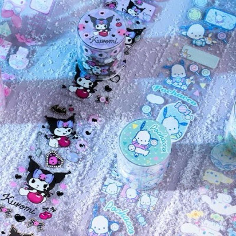 【台灣現貨🎁J&E比選物店】正版 三麗鷗 150cm 膠帶 美好時光 自行裁切 庫洛米 大耳狗 美樂蒂 裝飾貼紙-細節圖5