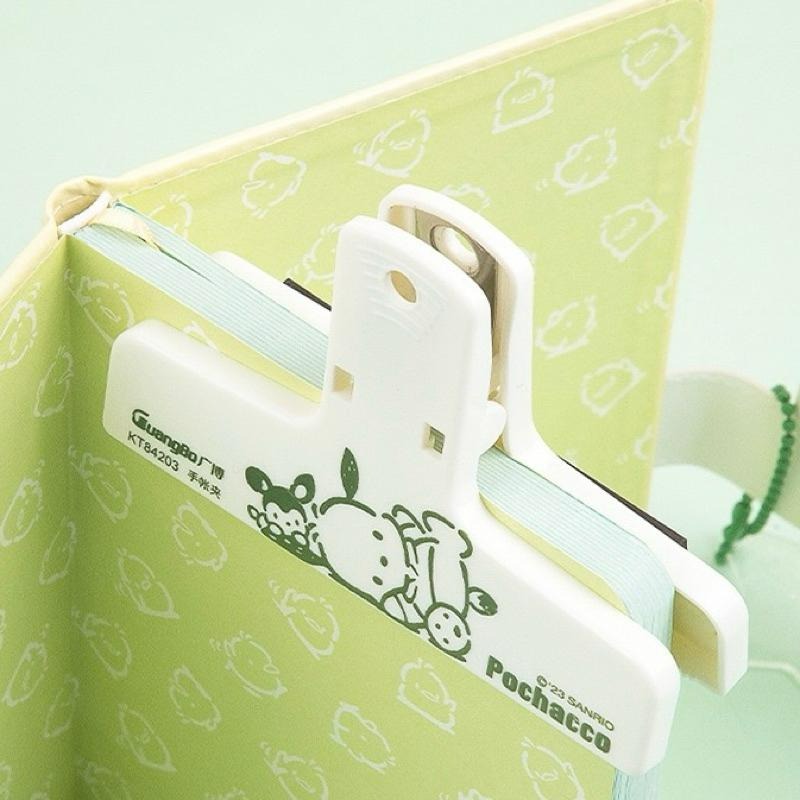 【台灣現貨🎁J&E比選物店】正版 三麗鷗 帕恰狗 磁吸 長尾夾 文件夾 資料夾 封口夾 手帳 夾子 文具-細節圖5