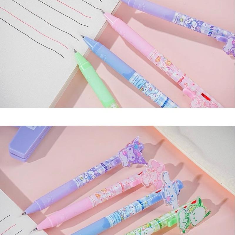 【台灣現貨🎁J&E比選物店】正版 三麗鷗 三色筆 紅筆 黑筆 藍筆 原子筆 筆類 筆 文具 按動式原子筆-細節圖6