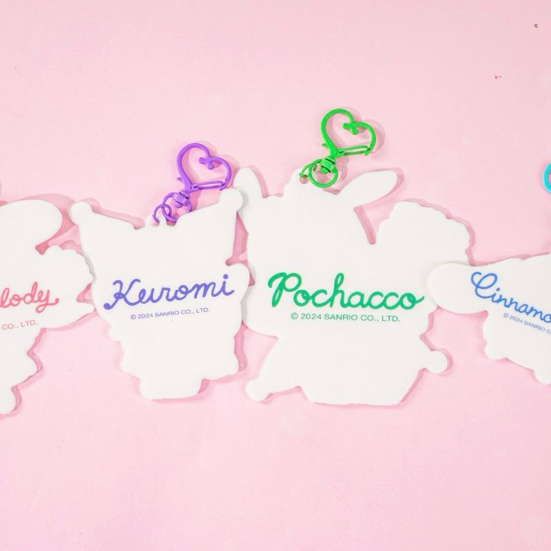 【台灣現貨🎁J&E比選物店】 正版 三麗鷗 掛件 手帳貼 裝飾貼紙 貼紙 魔法花園 庫洛米 大耳狗 吊飾-細節圖5