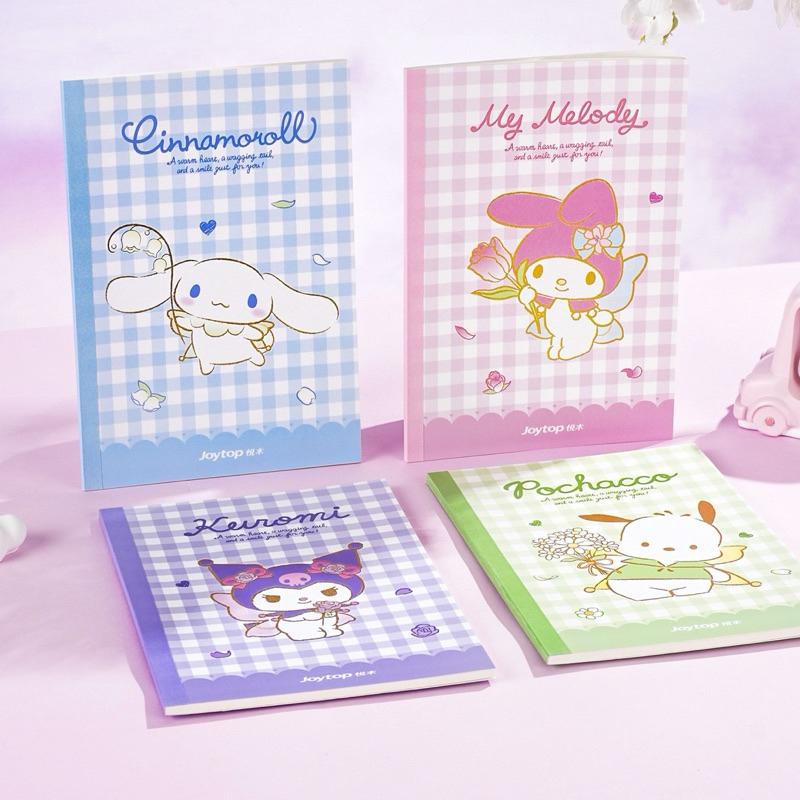 【台灣現貨🎁J&E比選物店】正版 三麗鷗 魔法花園 A5 橫線 筆記本 無線膠裝 記事本 筆記 記事-細節圖2