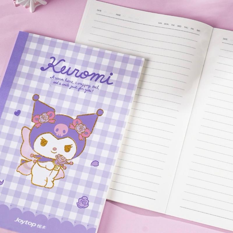 【台灣現貨🎁J&E比選物店】正版 三麗鷗 魔法花園 A5 橫線 筆記本 無線膠裝 記事本 筆記 記事-細節圖4