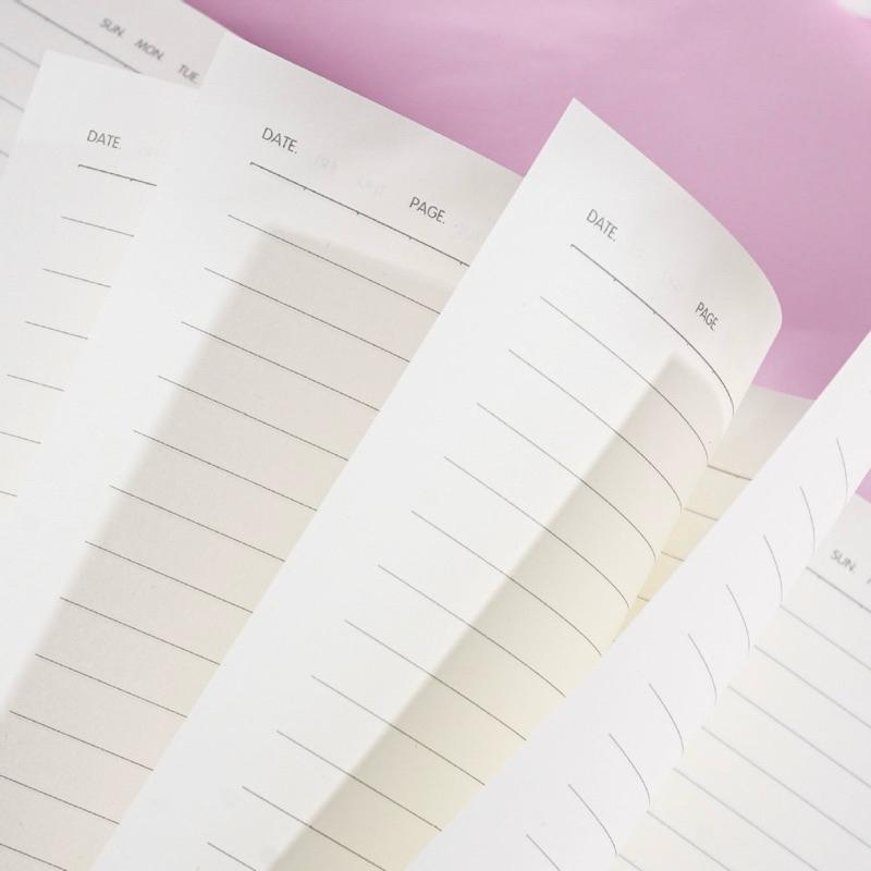 【台灣現貨🎁J&E比選物店】正版 三麗鷗 魔法花園 A5 橫線 筆記本 無線膠裝 記事本 筆記 記事-細節圖5