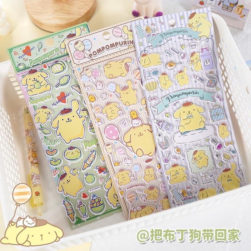 【台灣現貨🎁J&E比選物店】正版 三麗鷗 貼紙 泡棉貼 泡泡貼 裝飾貼紙 庫洛米 美樂蒂 貼紙 隨機發不挑款-細節圖7