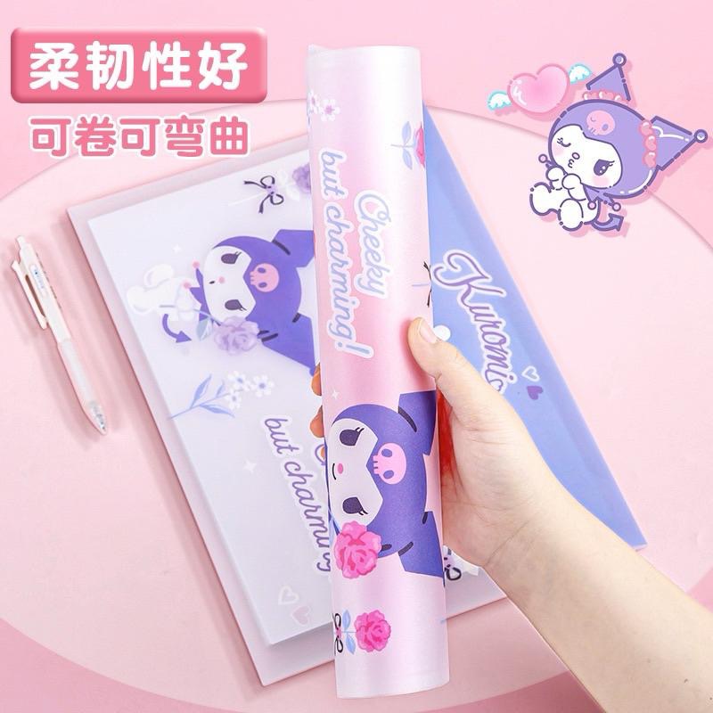 【台灣現貨🎁J&E比選物店】正版 三麗鷗 4入1組 A4 文件袋 防水 耐污 密封 資料袋 資料夾 文件夾-細節圖3